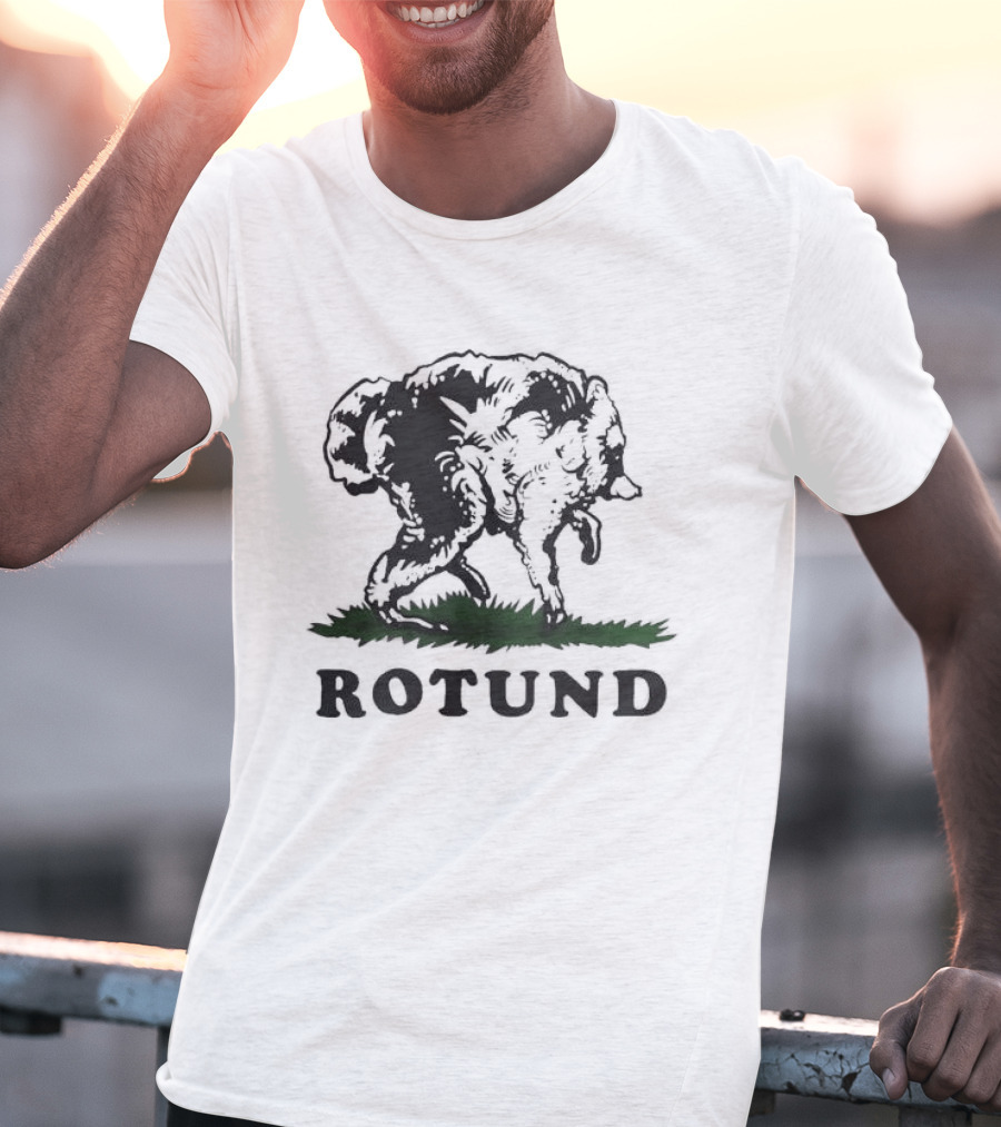 Rotund Jimothy Bear Flag T-Shirt