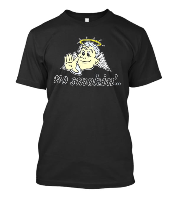 Angel Halo No Smokin' Hand Gesture T-Shirt