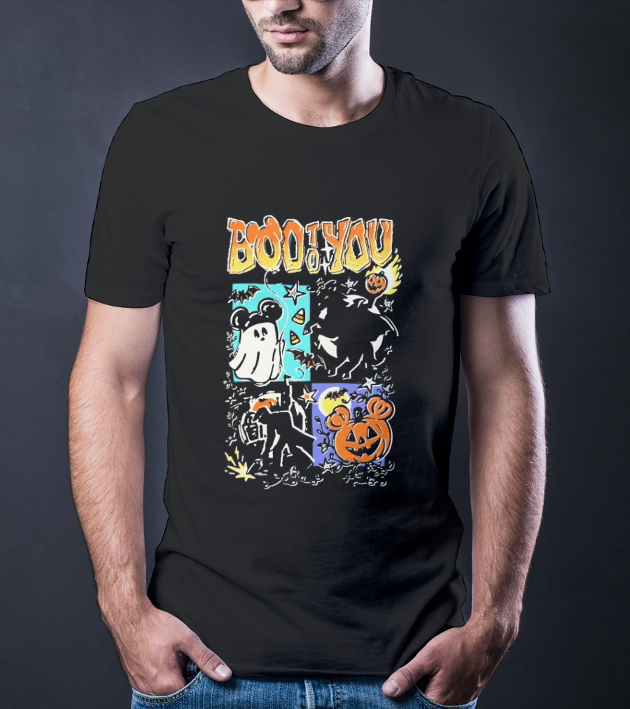 Boo To You Ghost And Pumpkin Halloween Fun T-Shirt