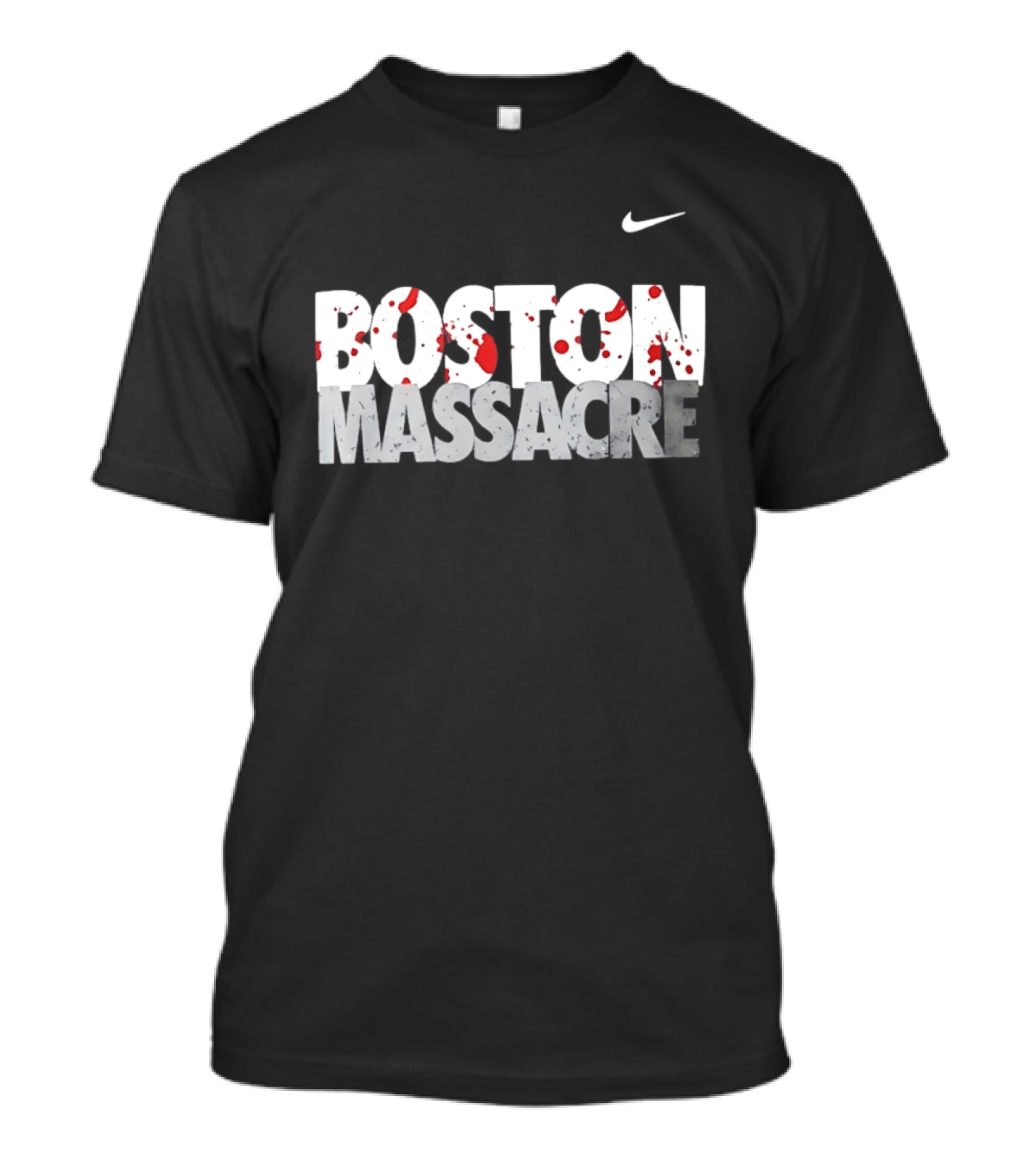 Boston Massacre Nike Blood Splatter T-Shirt
