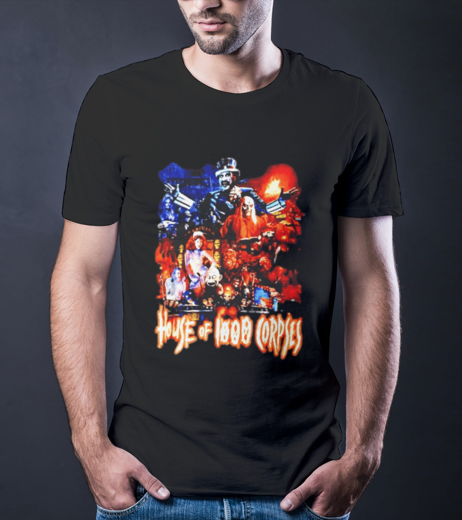 House Of 1000 Corpses Rob Zombie Horror Movie Captain Spaulding T-Shirt