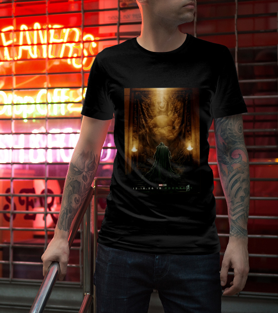 Marvel Avengers Doomsday 2026 The Vengeance Begins December 18 2026 T-Shirt