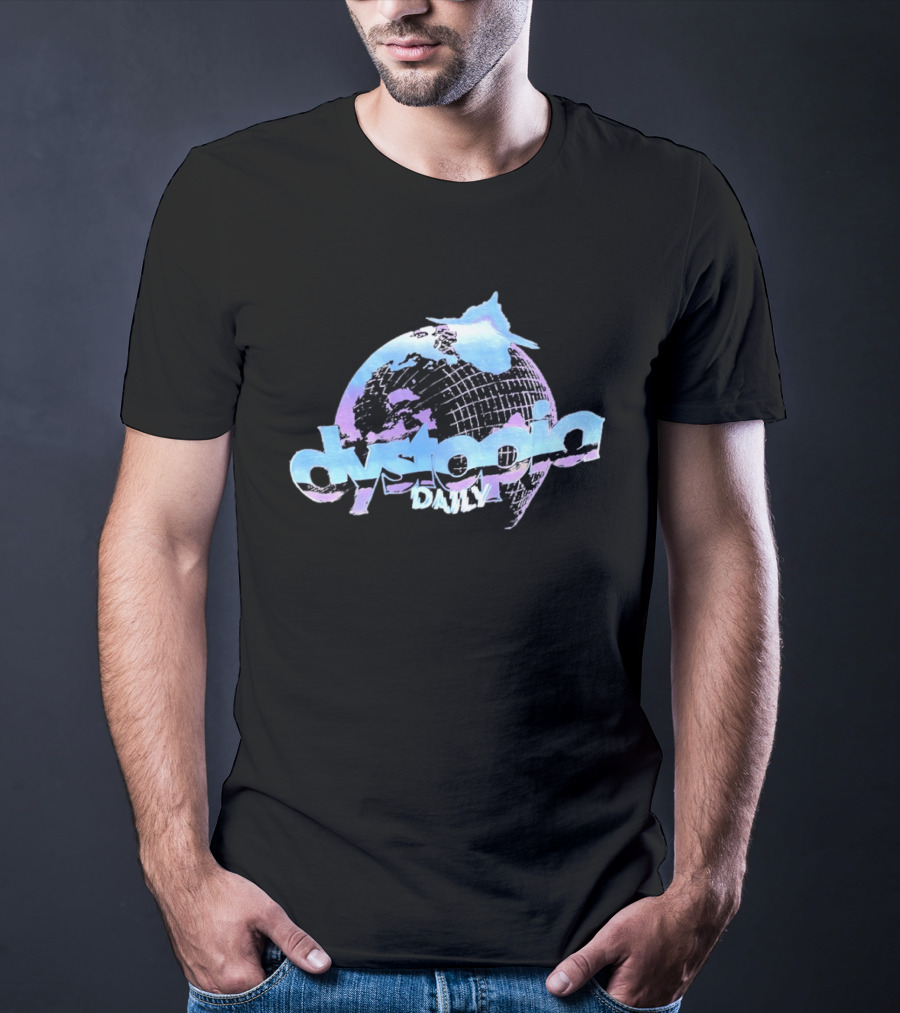 Dystopia Daily Globe Earth Apocalyptic T-Shirt