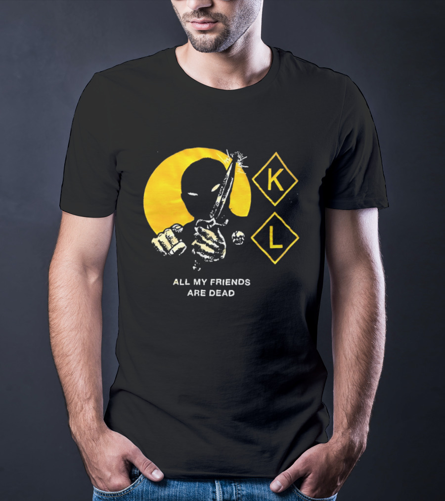 Knocked Loose K L All My Friends Are Dead Knife Fist T-Shirt