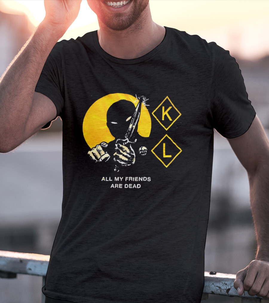 Knocked Loose K L All My Friends Are Dead Knife Fist T-Shirt