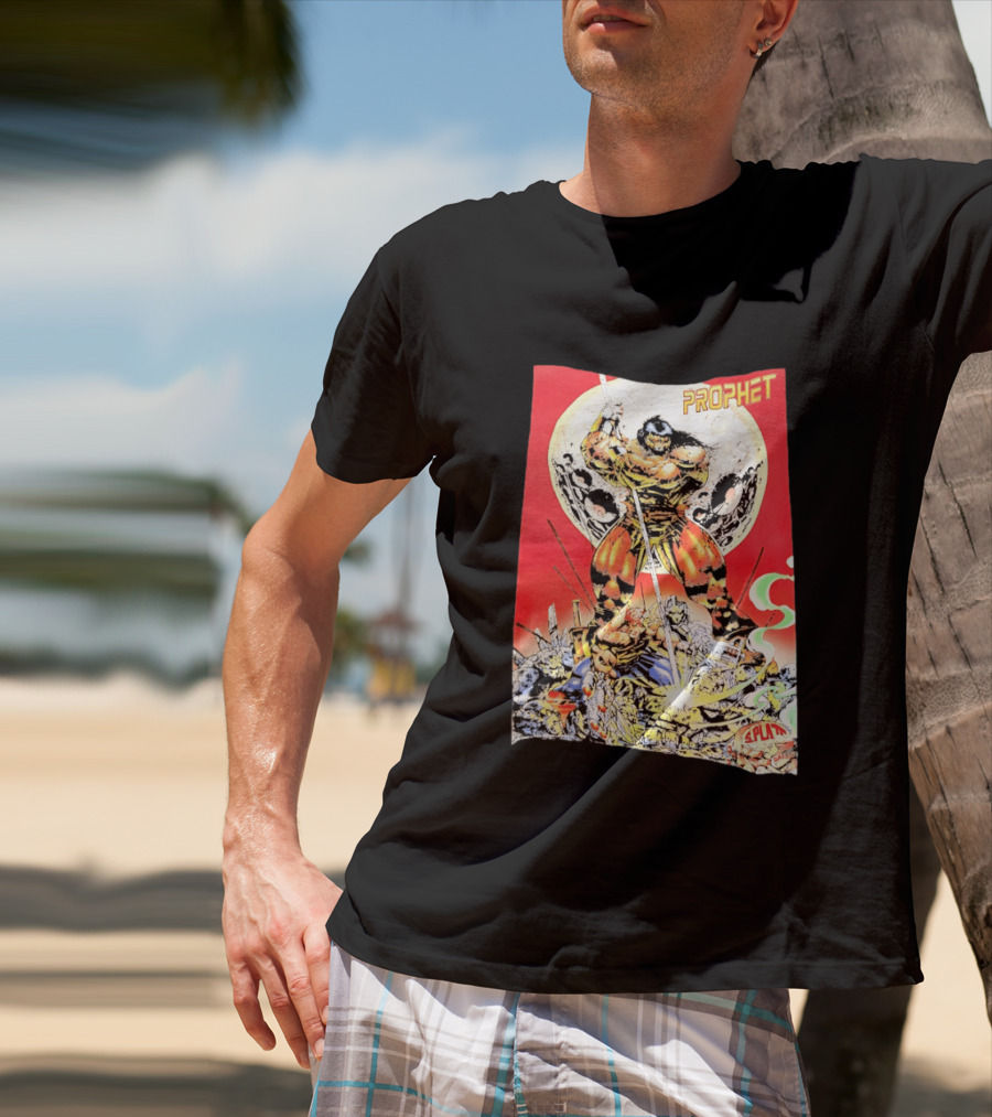 Prophet Comic SPLAT Comics Moon Battle Scene Cover T-Shirt
