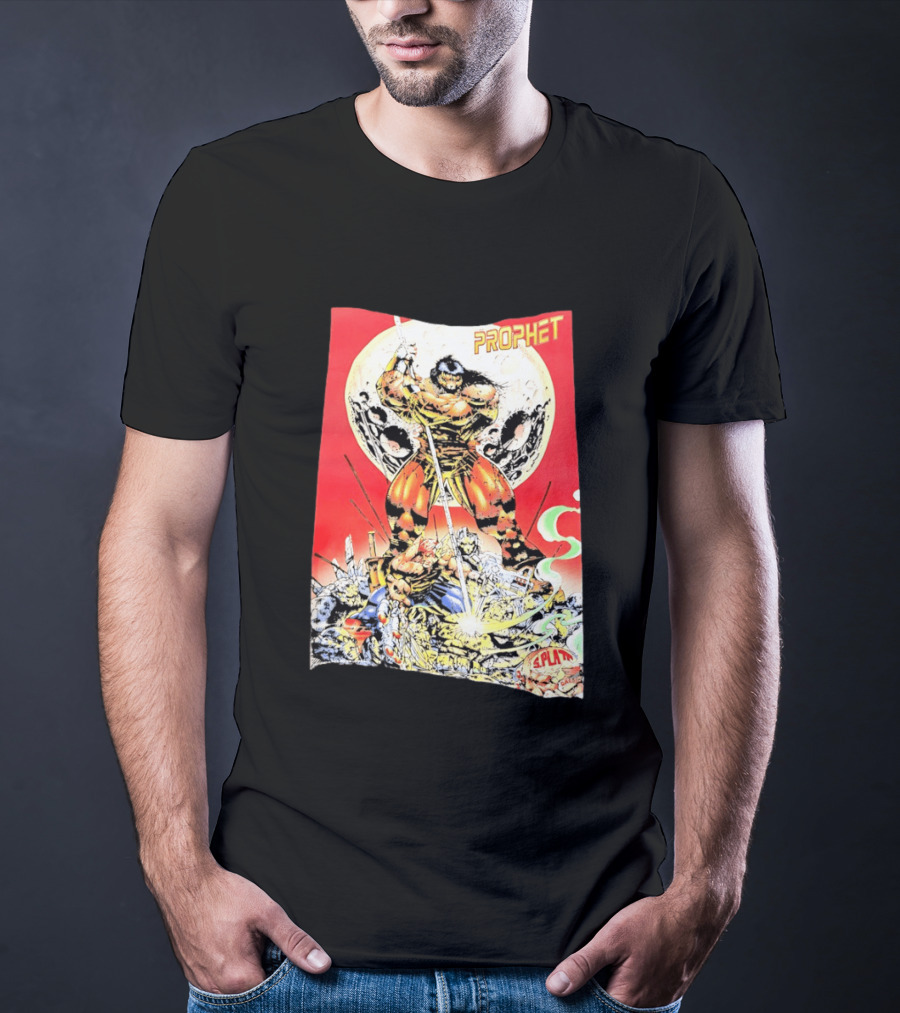 Prophet Comic SPLAT Comics Moon Battle Scene Cover T-Shirt
