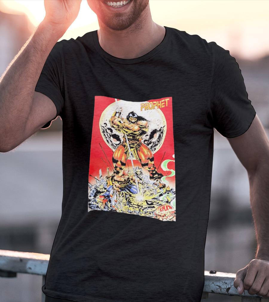 Prophet Comic SPLAT Comics Moon Battle Scene Cover T-Shirt
