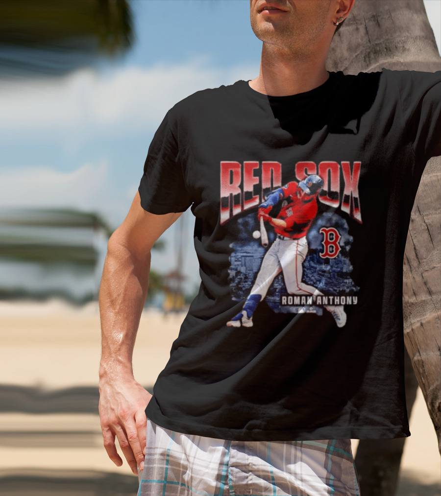 Red Sox Roman Anthony Boston MLB Players Iconic Baseball T-Shirt