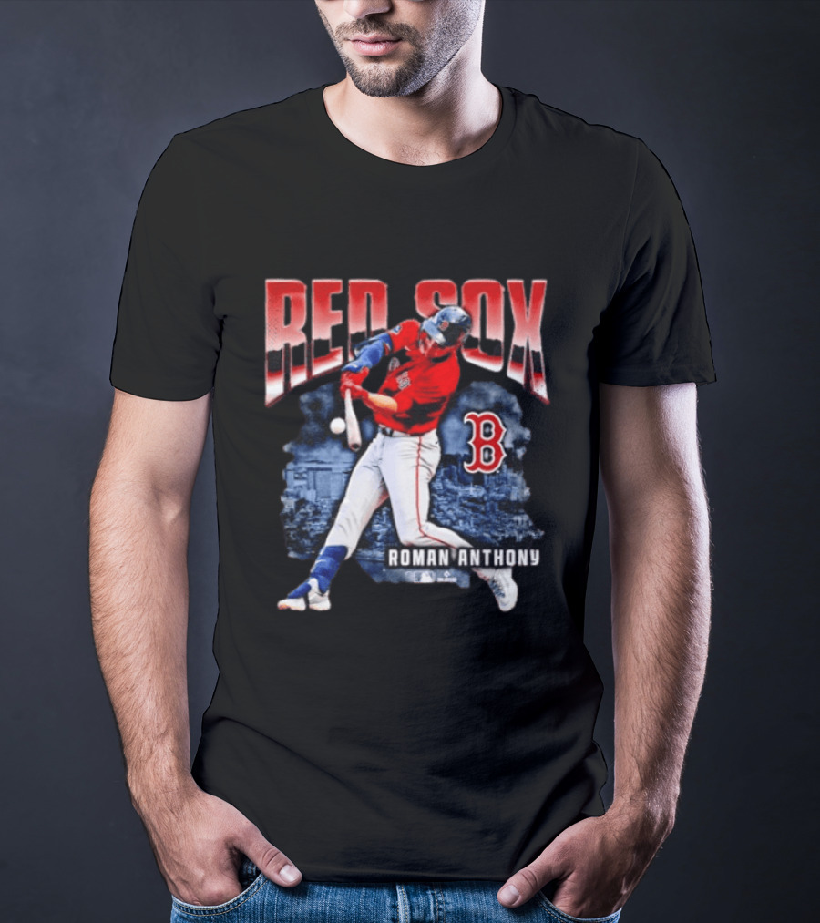 Red Sox Roman Anthony Boston MLB Players Iconic Baseball T-Shirt