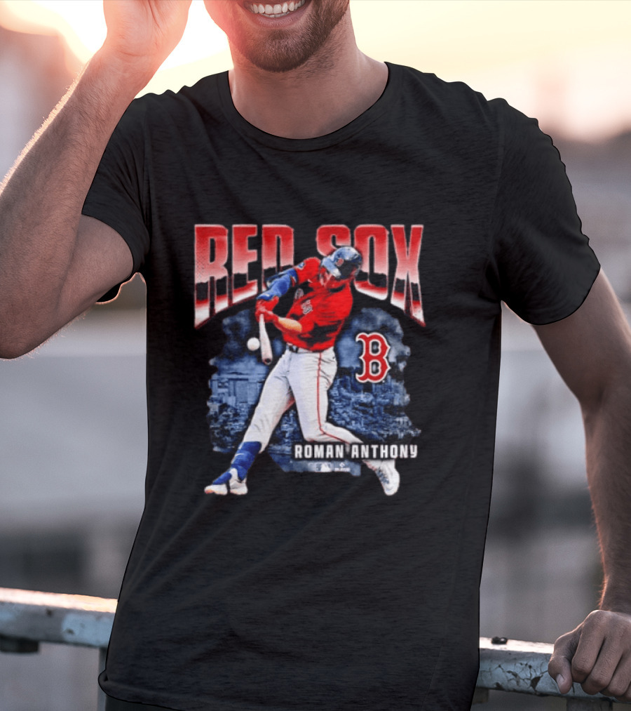 Red Sox Roman Anthony Boston MLB Players Iconic Baseball T-Shirt
