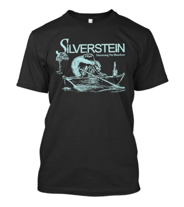 Silverstein Discovering The Waterfront Album Art Vintage Boat Scene T-Shirt