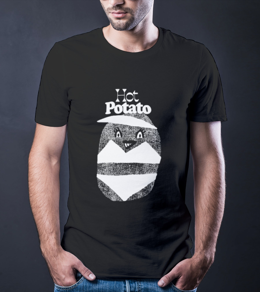 This Might Get Weird Hot Potato Cartoon Style Textured Potato T-Shirt