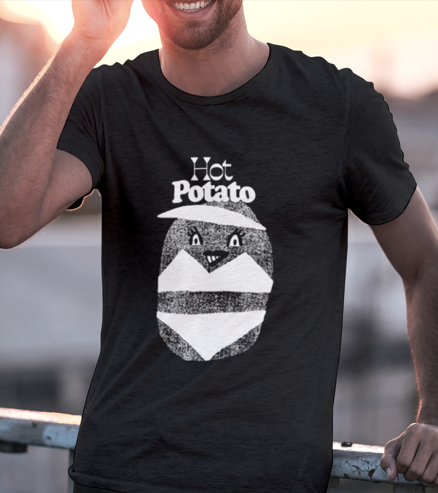 This Might Get Weird Hot Potato Cartoon Style Textured Potato T-Shirt