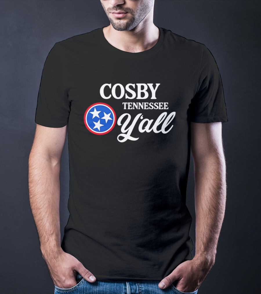 Cosby Tennessee Y'all Three Stars T-Shirt