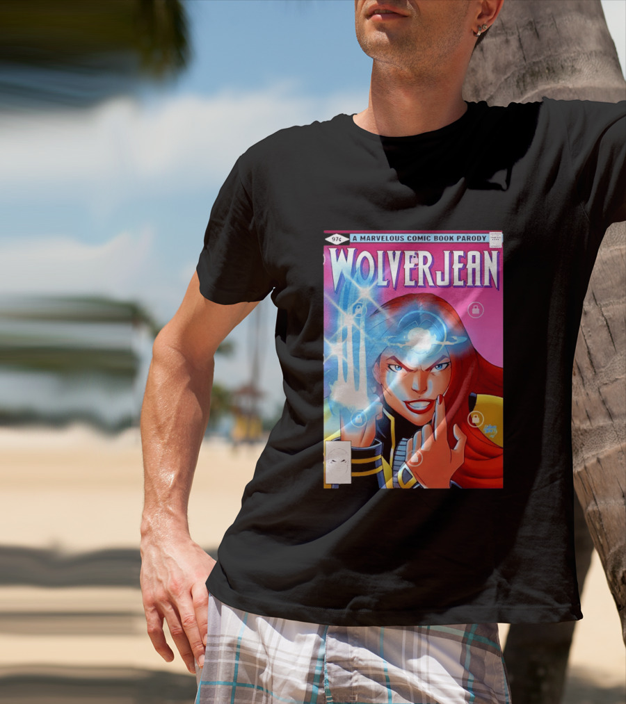 Wolverjean A Marvelous Comic Book Parody Cover 97 Cents T-Shirt