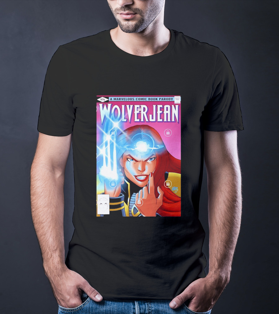 Wolverjean A Marvelous Comic Book Parody Cover 97 Cents T-Shirt