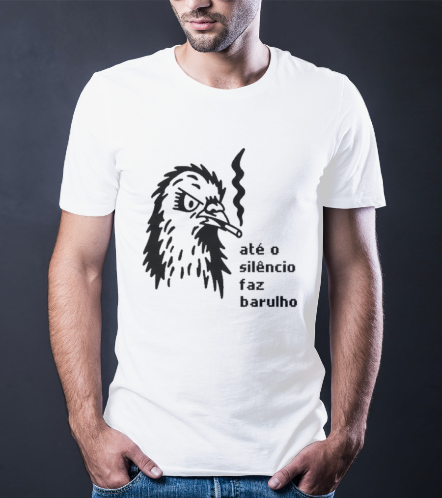 Até O Silêncio Faz Barulho Angry Bird T-Shirt