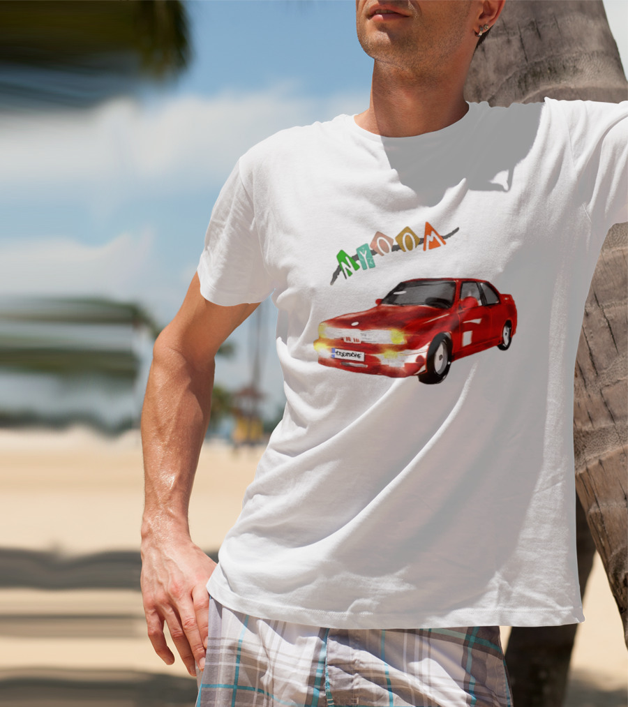 BMW E30 M3 Nyoom Drift Car Adventure T-Shirt