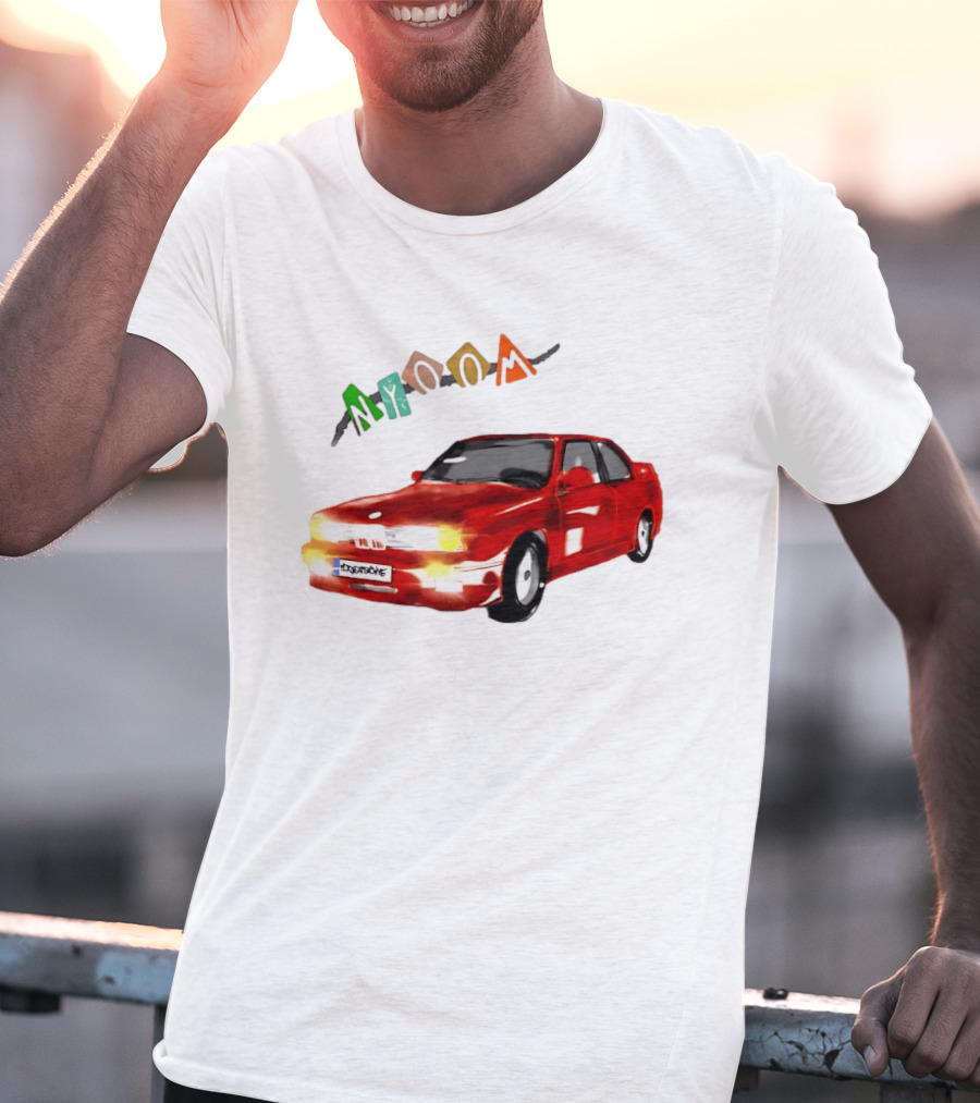 BMW E30 M3 Nyoom Drift Car Adventure T-Shirt