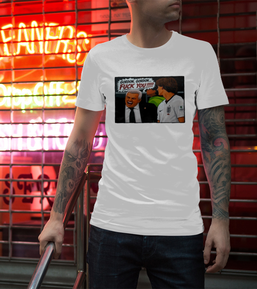 Gordon Gordon Fuck You England Football Meme Comic T-Shirt