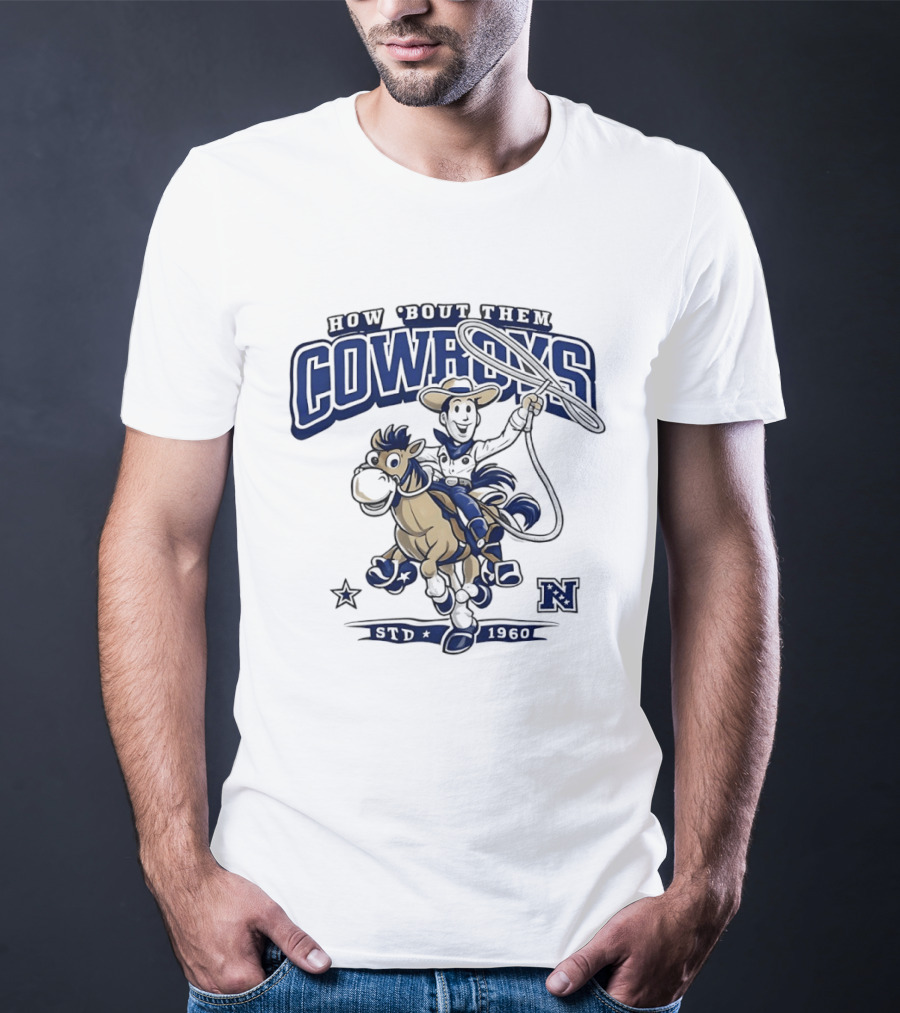 How 'Bout Them Cowboys Woody Riding Horse Howdy Partner Adventure T-Shirt