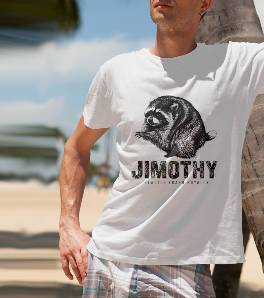 Jimothy Seattle Trash Royalty Raccoon T-Shirt