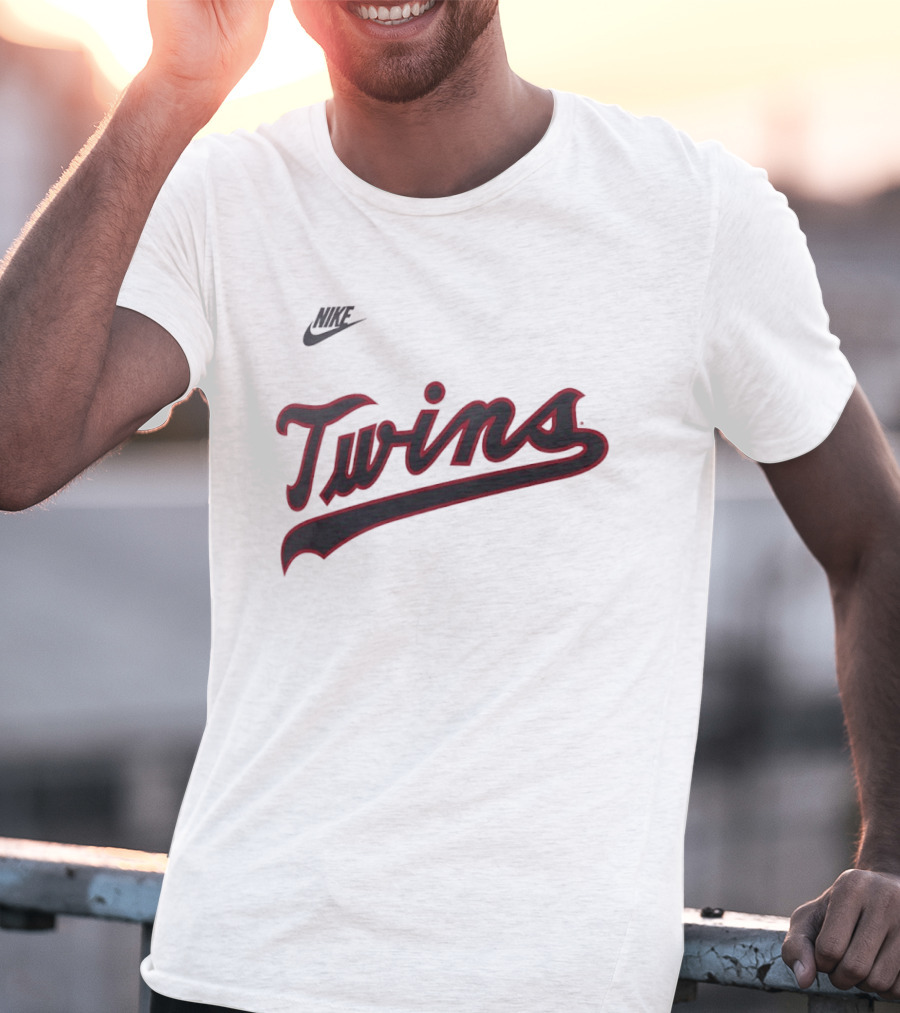Minnesota Twins 2026 Nike Field Of Dreams Wordmark T-Shirt