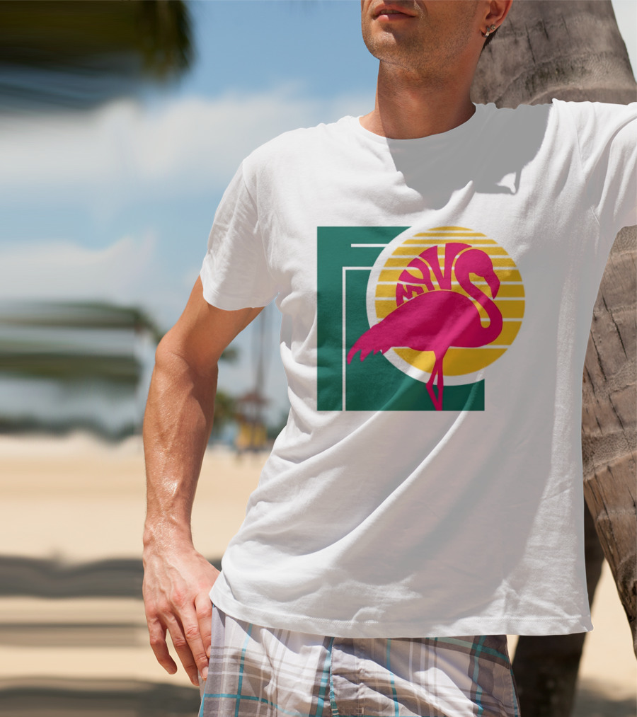 Move Flamingo Sunset Tropical FNS T-Shirt