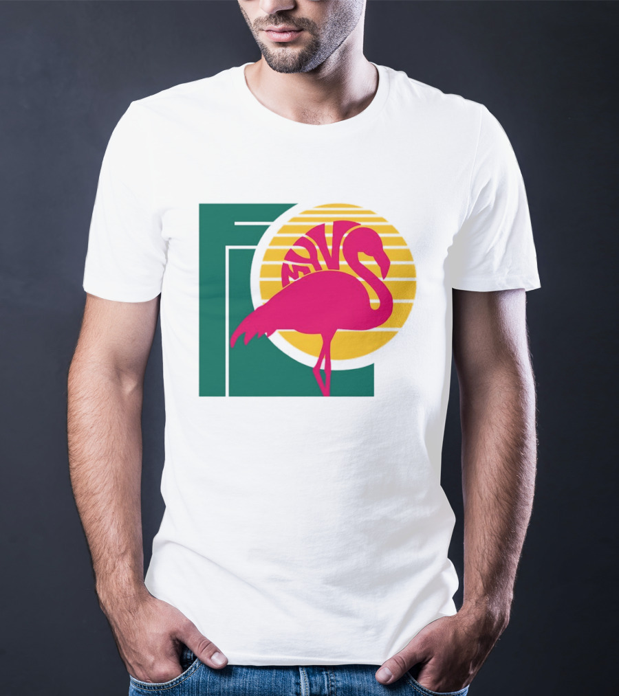 Move Flamingo Sunset Tropical FNS T-Shirt