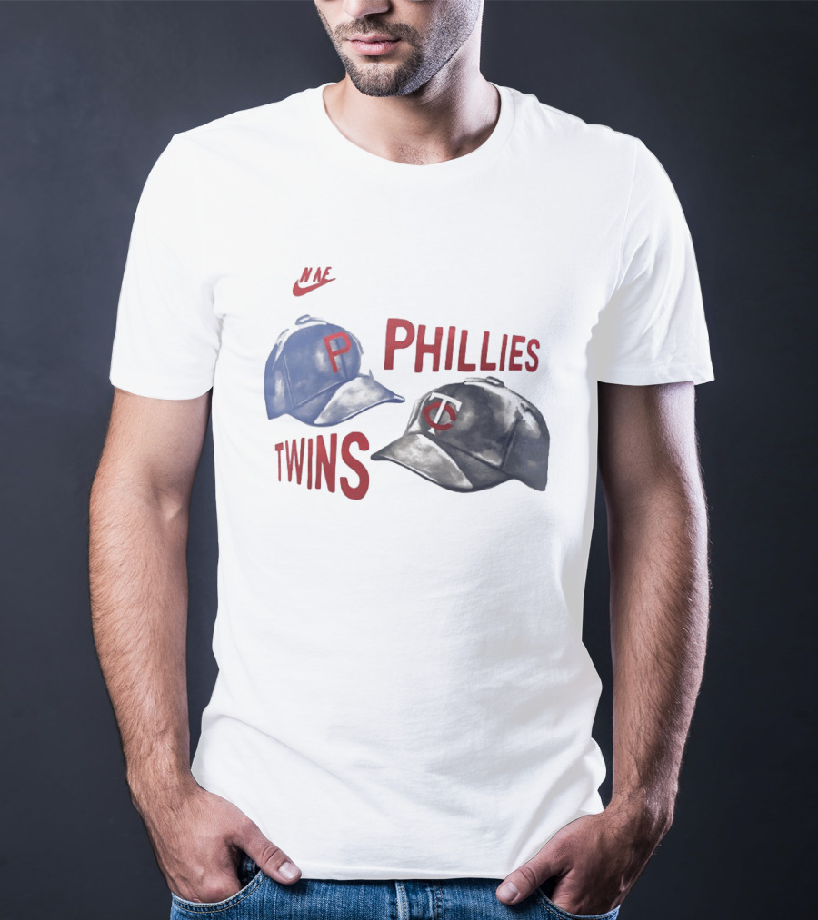 Nike Phillies Twins Baseball Caps 2026 Matchup T-Shirt
