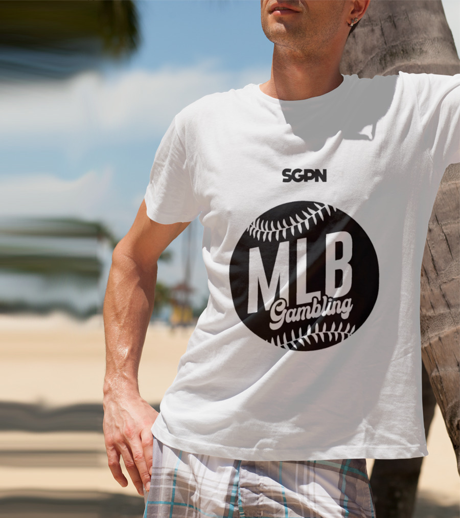 SGPN MLB Gambling Baseball Betting Enthusiasts T-Shirt
