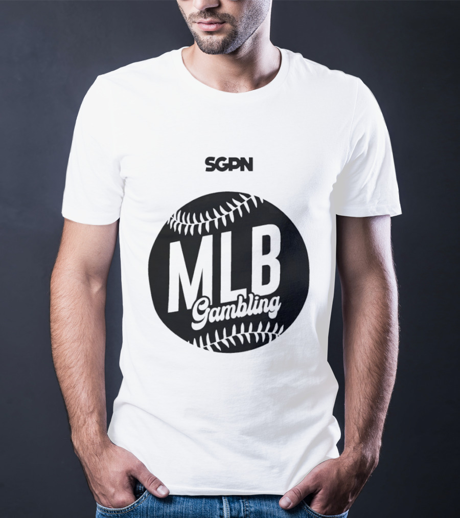 SGPN MLB Gambling Baseball Betting Enthusiasts T-Shirt