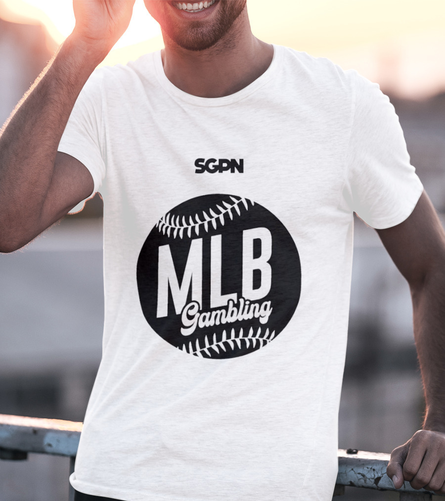 SGPN MLB Gambling Baseball Betting Enthusiasts T-Shirt