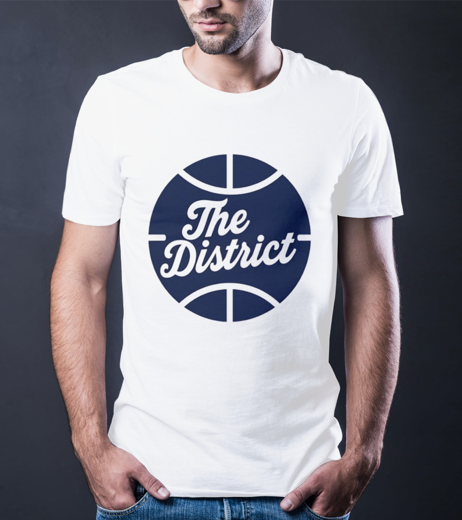 The District Basketball Branding Team Circle T-Shirt