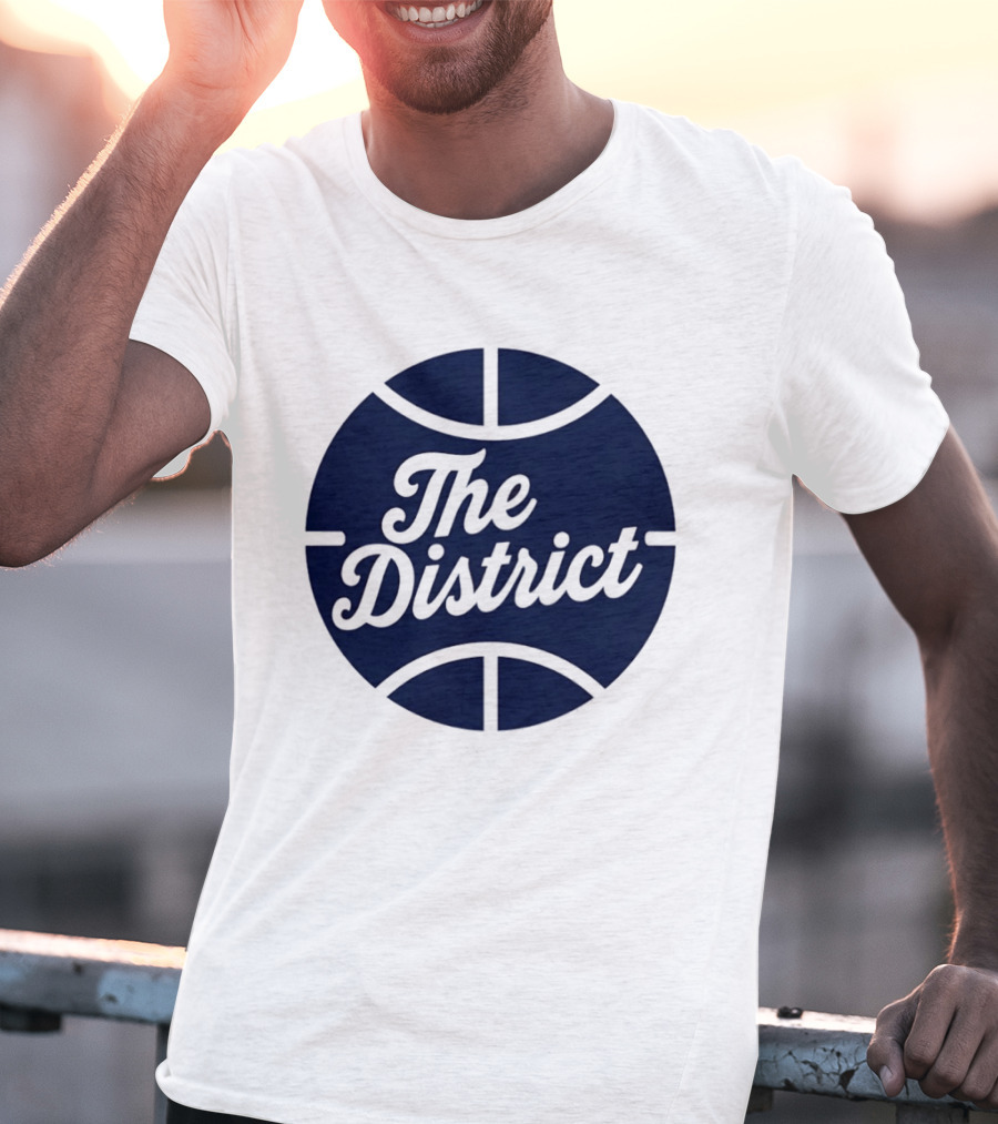 The District Basketball Branding Team Circle T-Shirt