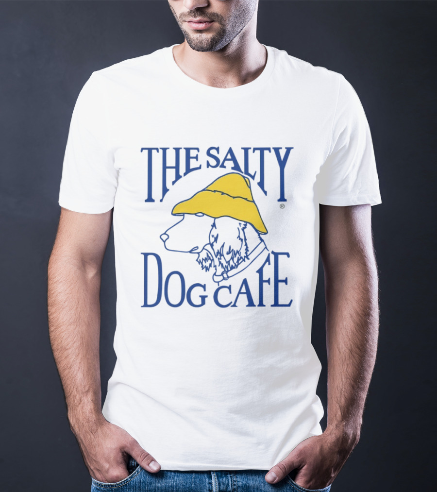 The Salty Dog Cafe Hilton Head Iconic Yellow Hat Logo South Carolina T-Shirt