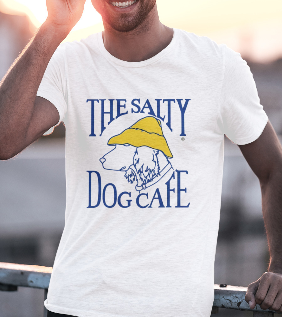 The Salty Dog Cafe Hilton Head Iconic Yellow Hat Logo South Carolina T-Shirt