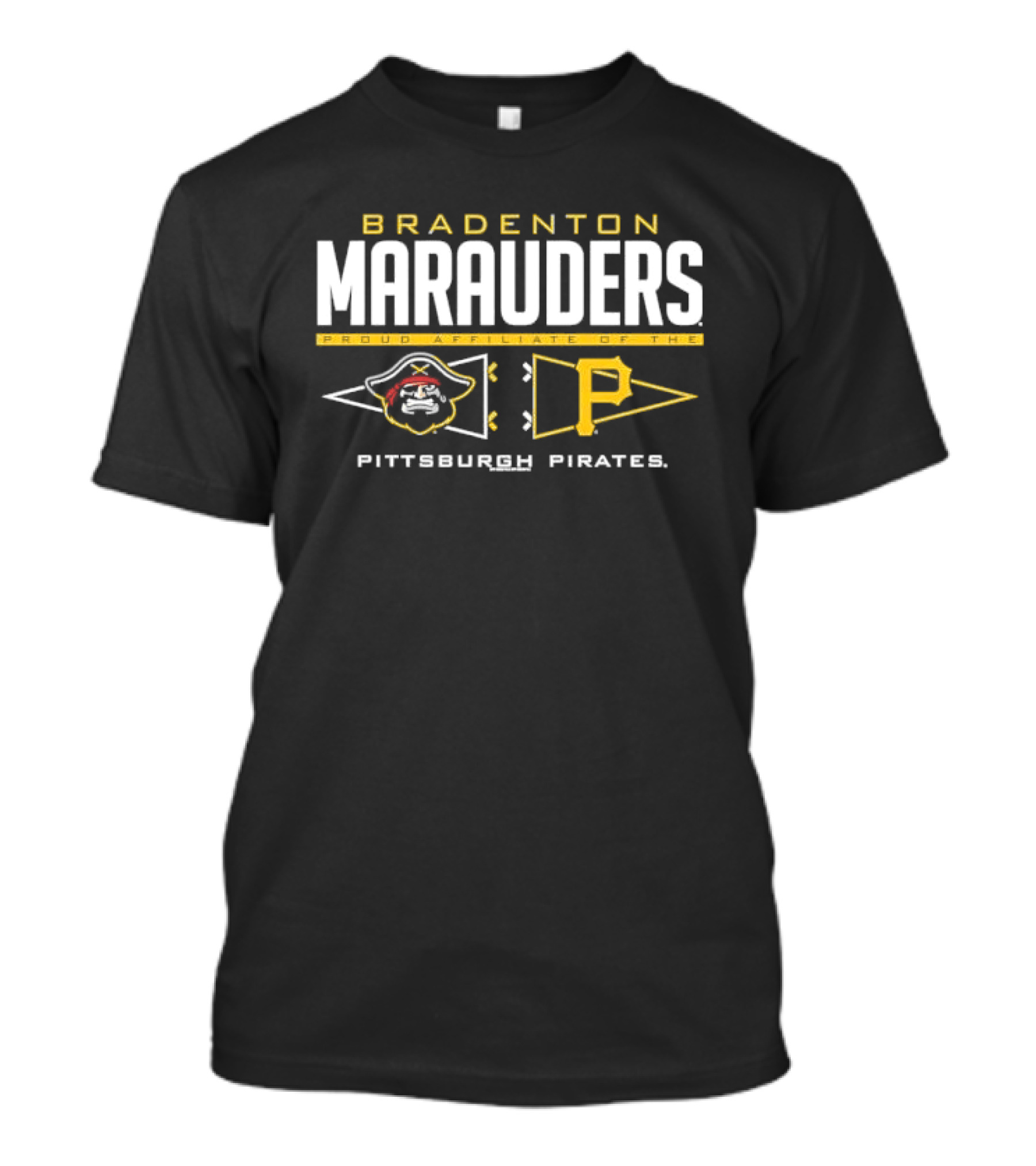 Bradenton Marauders Pittsburgh Pirates Affiliation With Iconic Pirate T-Shirt