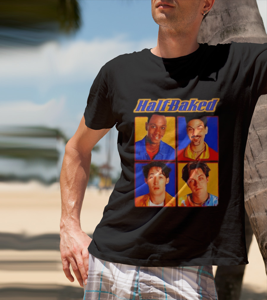 Half Baked Movie Characters Block T-Shirt