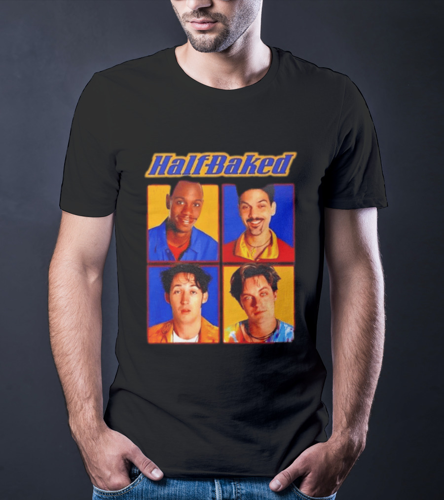 Half Baked Movie Characters Block T-Shirt