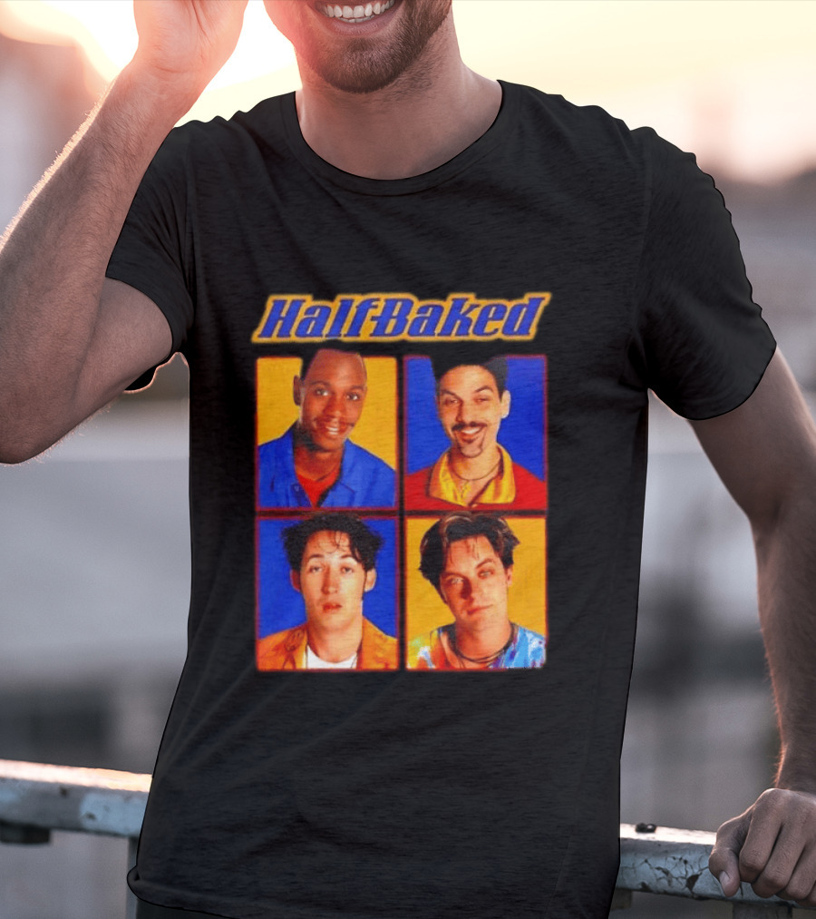 Half Baked Movie Characters Block T-Shirt