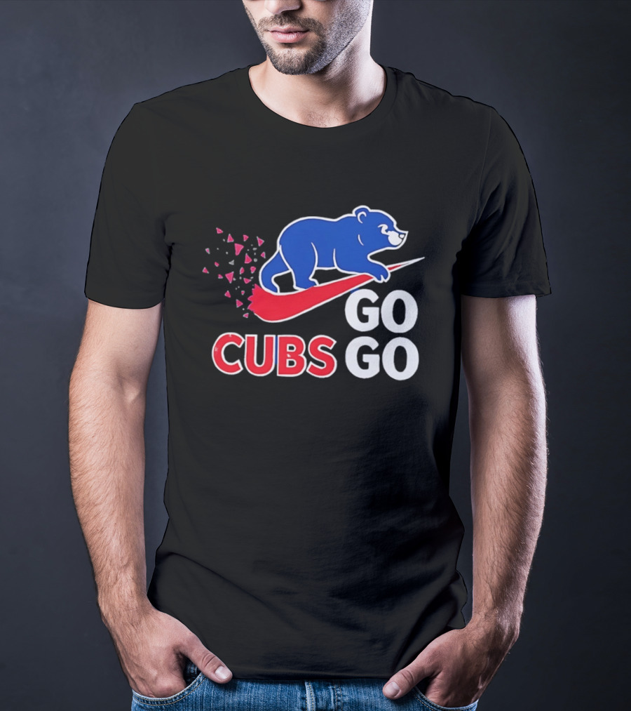 Chicago Cubs Bear Go Go MLB Baseball T-Shirt