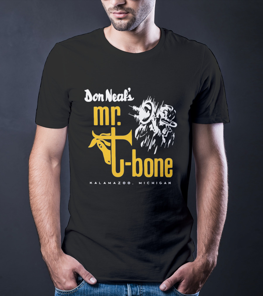 Don Neal's Mr Bone Kalamazoo Michigan Trombone T-Shirt