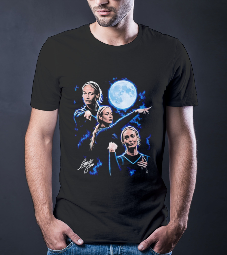 Sophie Cunningham Pointing Wolves Full Moon Iconic Gesture T-Shirt