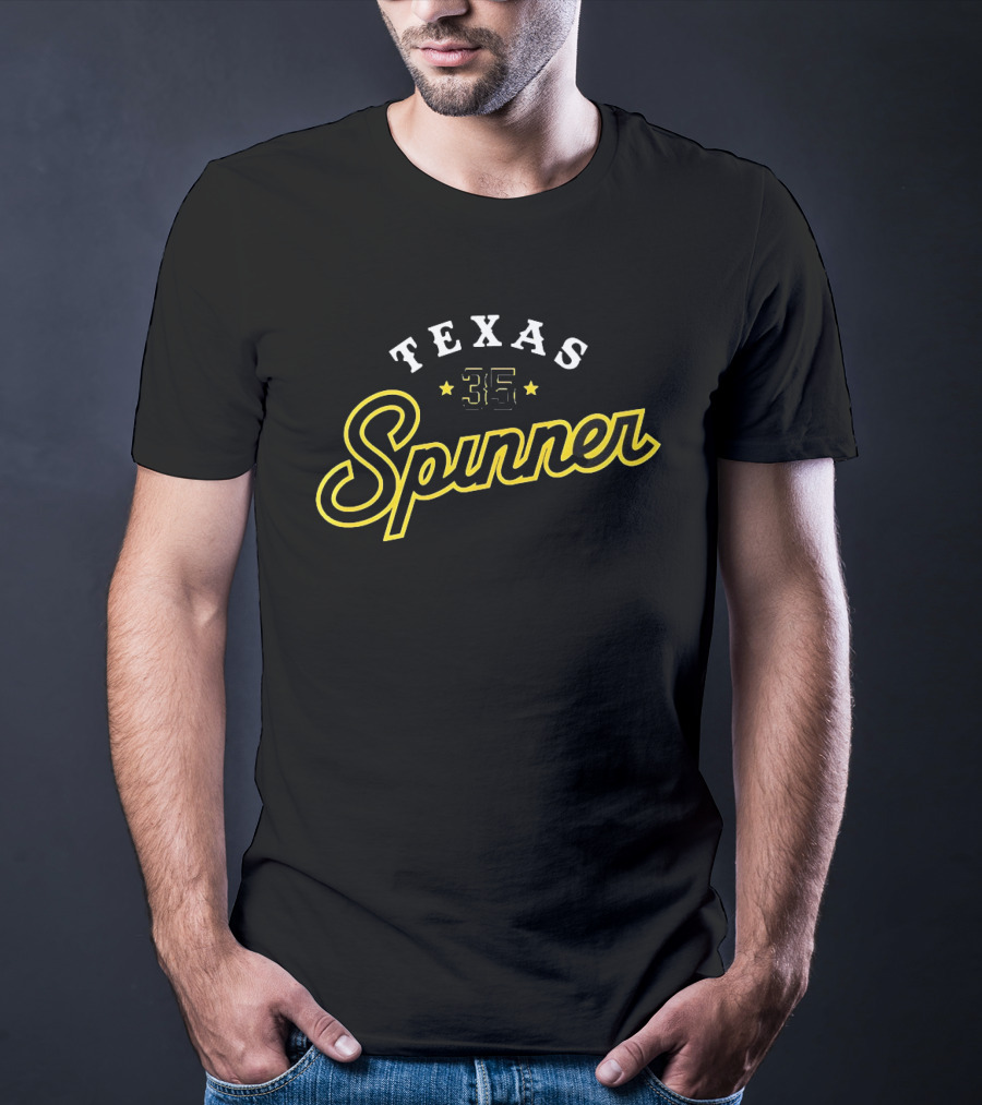 Texas Spinner 35 Braxton Ashcraft Pittsburgh Pirates Baseball T-Shirt