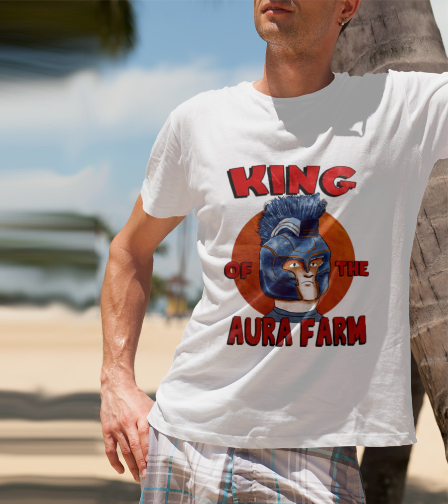King Of The Aura Farm Hank Hill Helmet Warrior T-Shirt