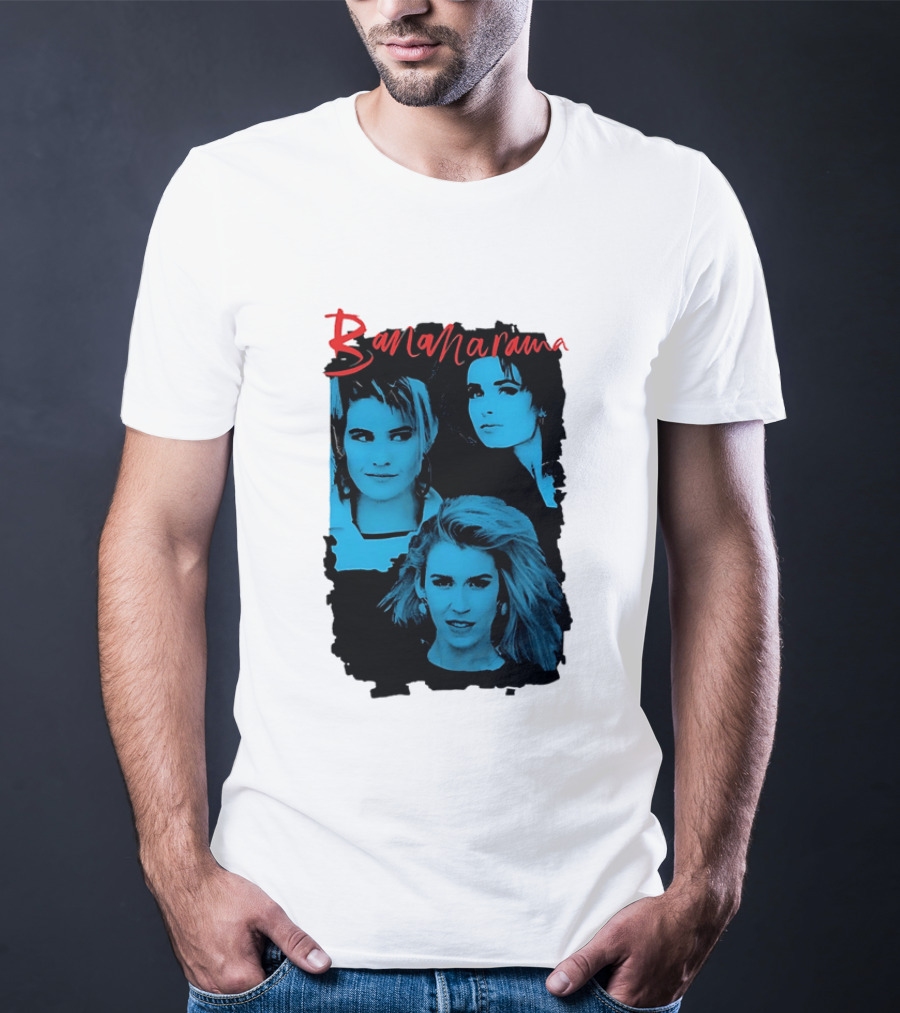 Bananarama True Confessions Album Cover Retro Blue T-Shirt