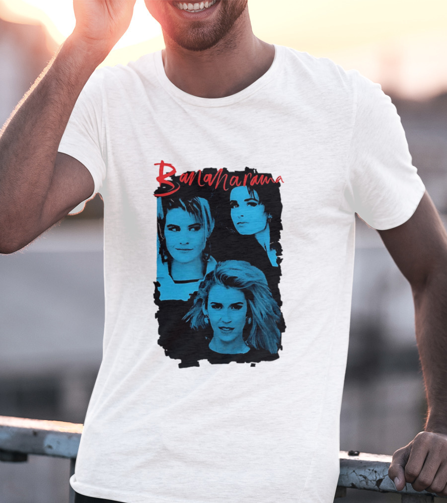 Bananarama True Confessions Album Cover Retro Blue T-Shirt