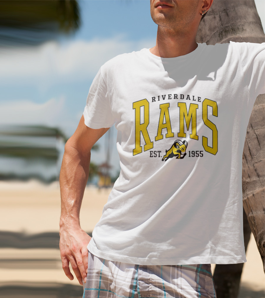 Riverdale Rams Est 1955 Yellow Ram T-Shirt